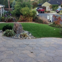 Fake Turf Dresden, Tennessee Lawn And Garden, Small Front Yard Landscaping