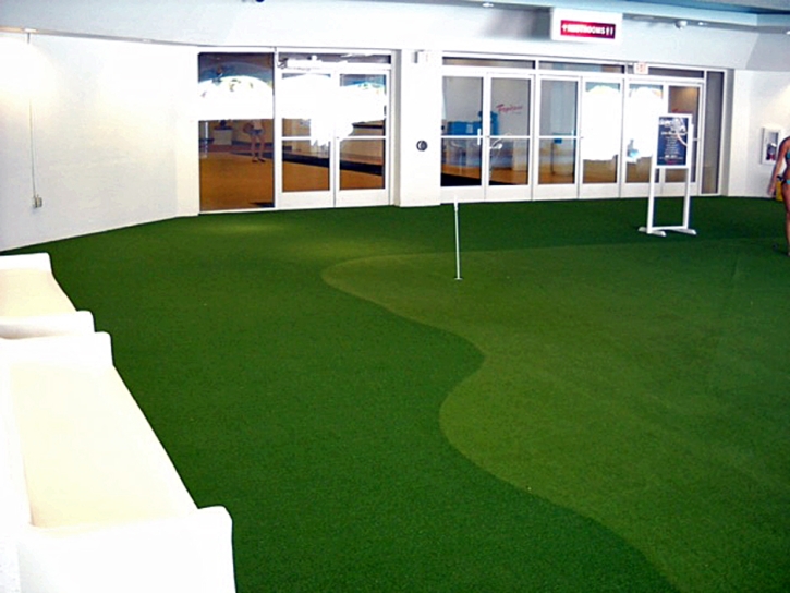 Artificial Grass Installation New Johnsonville, Tennessee Outdoor Putting Green, Commercial Landscape