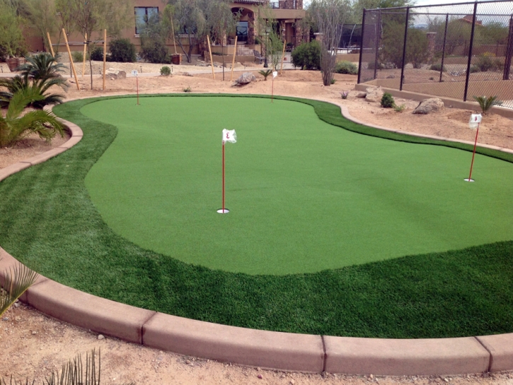 Artificial Turf Midtown, Tennessee Putting Green Carpet, Backyard Makeover